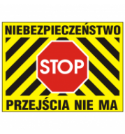 niebezpieczeństwo przejścia nie ma