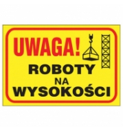 uwaga roboty na wysokości